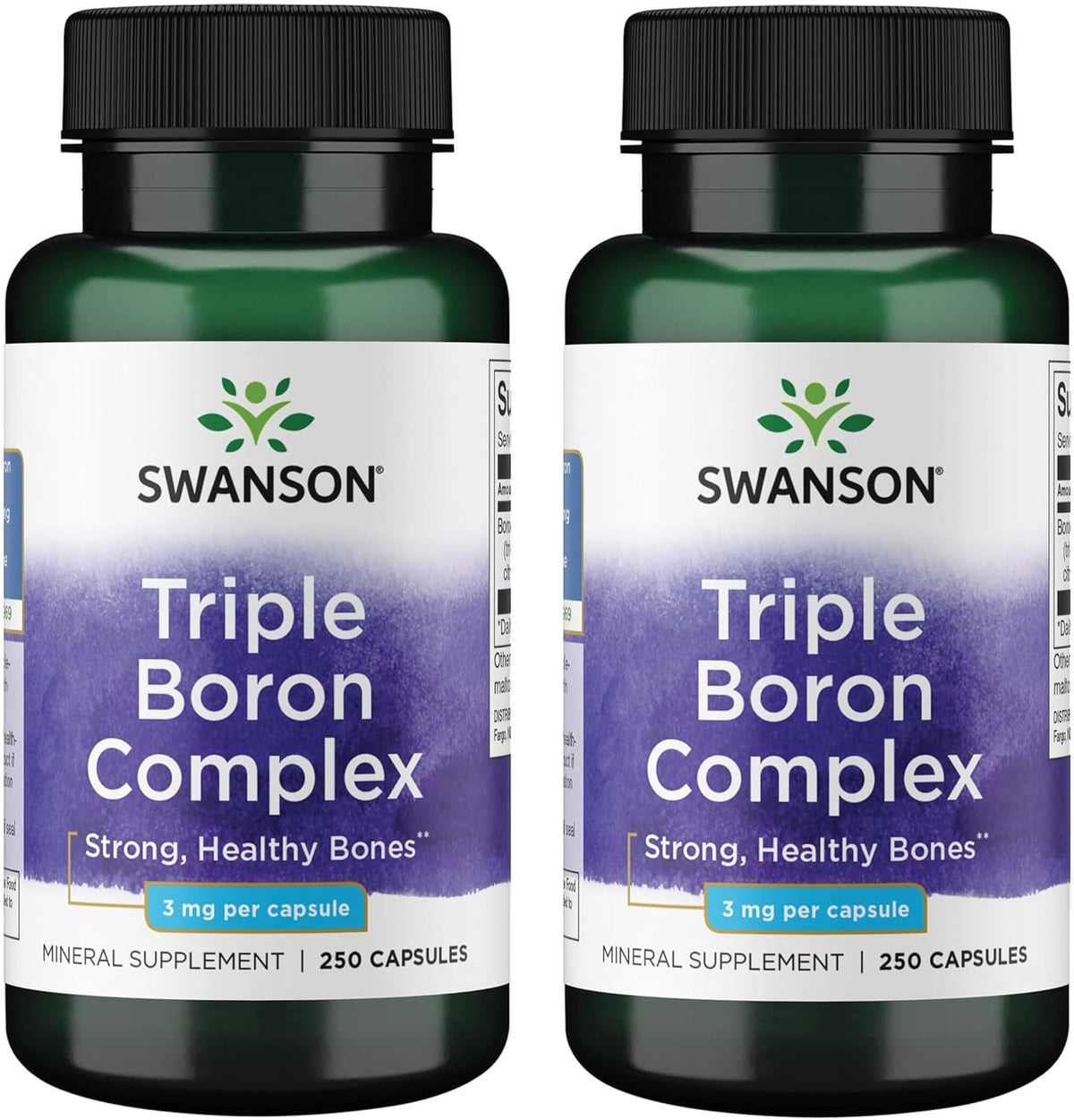 Swanson Triple Boron Complex - Bone & Joint – Boron Citrate: Made with citric acid for improved solubility and – Image 1