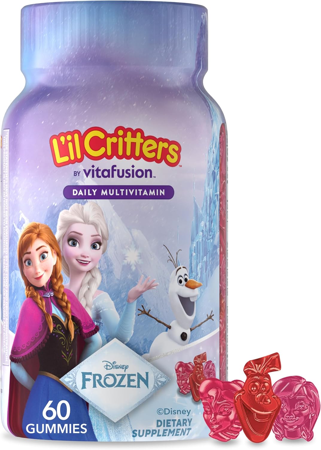 L'il Critters Disney Frozen Children's Multivitamin Gummies - 60 Gummies - görsel 1