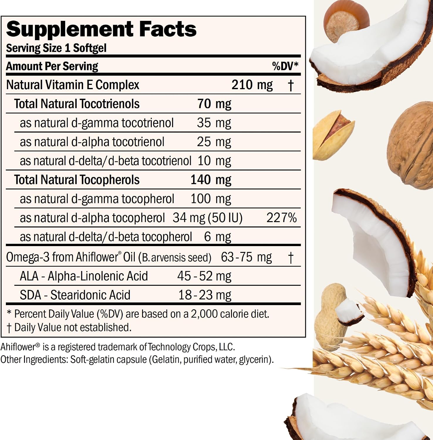 Andrew Lessman Complete Tocotrienols with Gamma Vitamin E, 30 Softgels - görsel 2