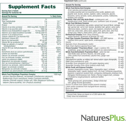 NaturesPlus Ultra Source of Life Multivitamin - 180 Tablets - Supports Immune Health, Energy & Overall Wellbeing - with Lutein & Vitamin D3 - Vegetarian & Gluten Free - 60 Servings