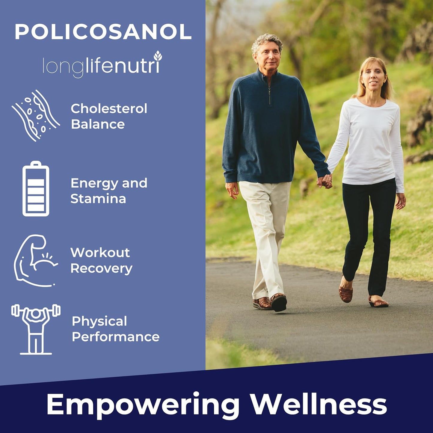LongLifeNutri Policosanol 100mg - 200 Vegetarian Capsules - görsel 4