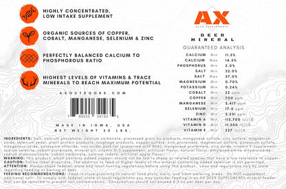 Terra Products Co. AX Deer Mineral - Antler Xcelerator for Deer (20 lb)