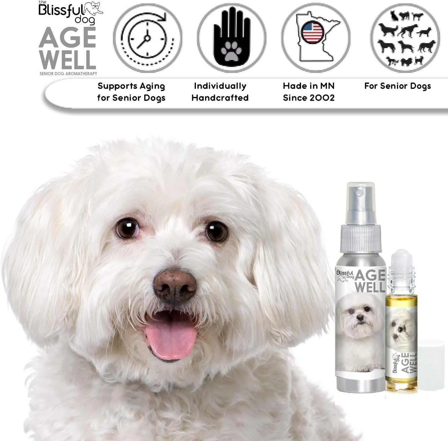 The Blissful Dog Maltese Age Well Spray Aromatherapy - görsel 3