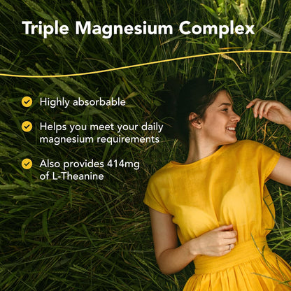 North American Herb & Spice PurelyMin - Magnesium Complex with L-Theanine - 90 Vegi Capsules