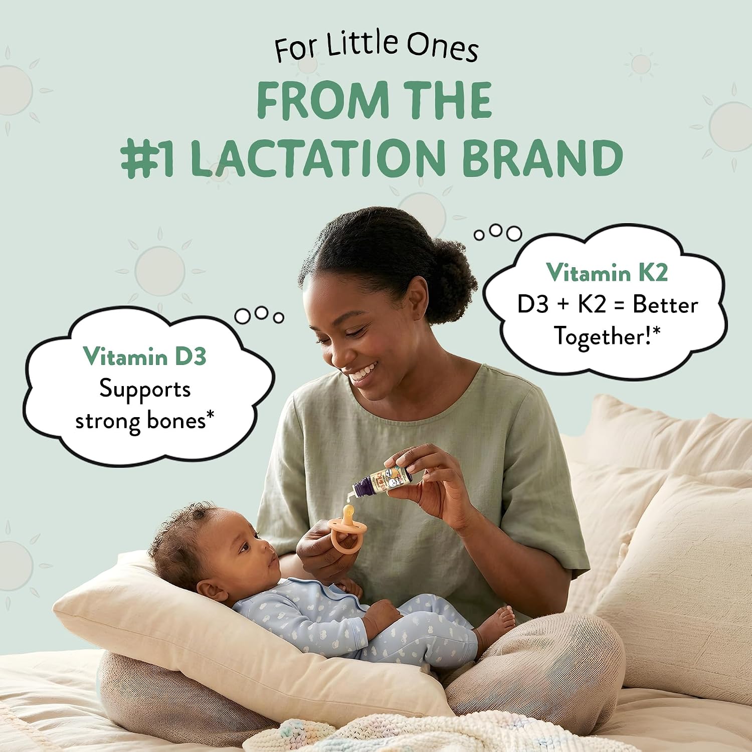 Legendairy Milk Organic Baby Vitamin D3 K2 Liquid Drops - 400 IU, 90 Servings - görsel 4
