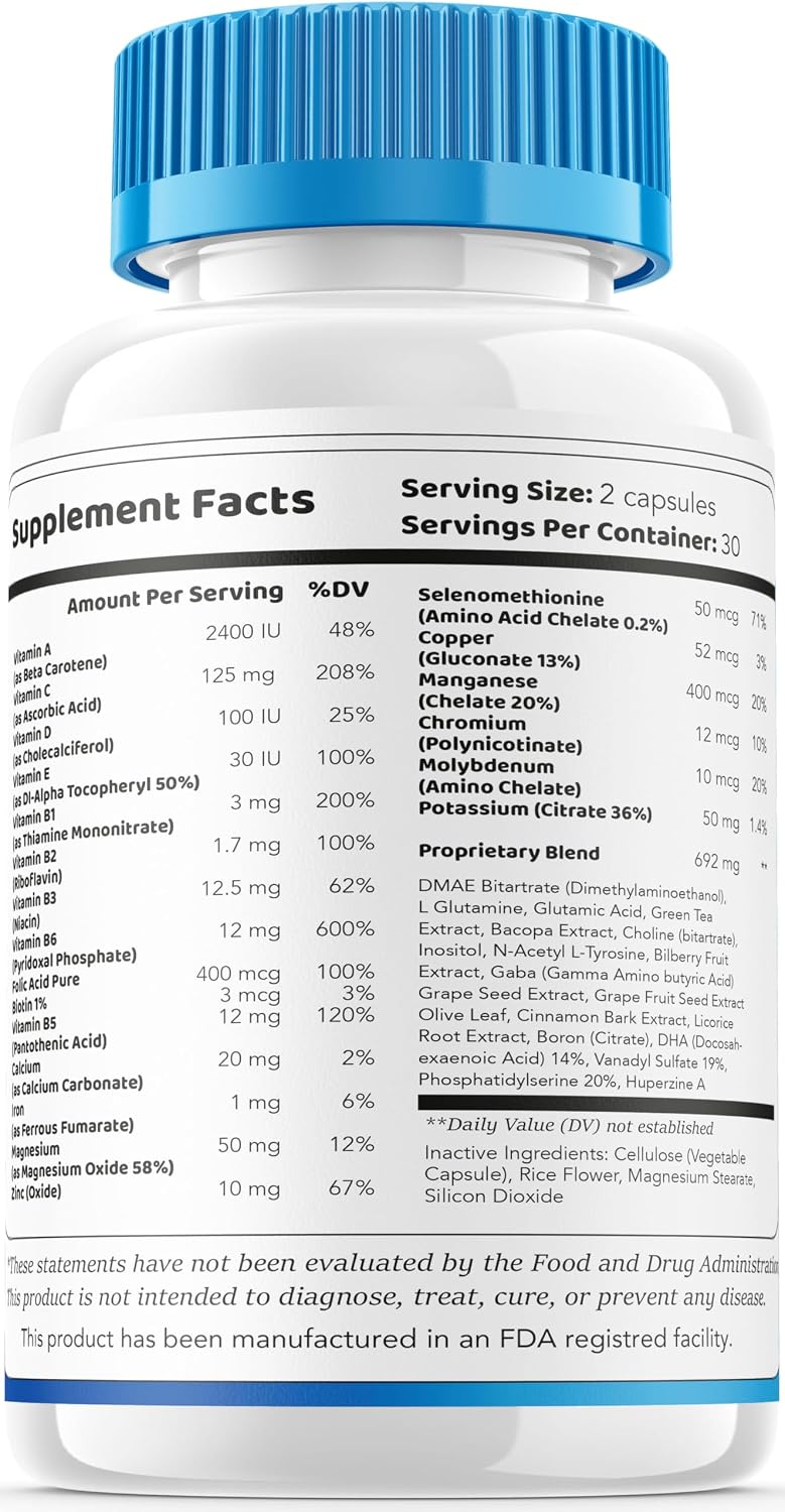 LIVORKA Cognicare Pro Capsules (Pack of 2) – Cognitive Support Supplement, 120 Capsules - görsel 7
