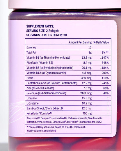 Keranique Hair & Scalp Supplements - Supports Strength and Vitality with Biotin and Keraviatin