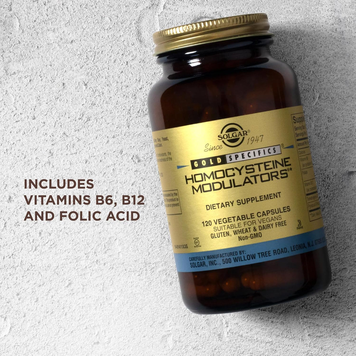 Homocysteine Modulators Solgar 120 VCaps - görsel 5