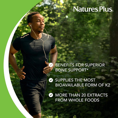 NaturesPlus Source of Life Garden Vitamin K2 - 60 Capsules (Pack of 2)