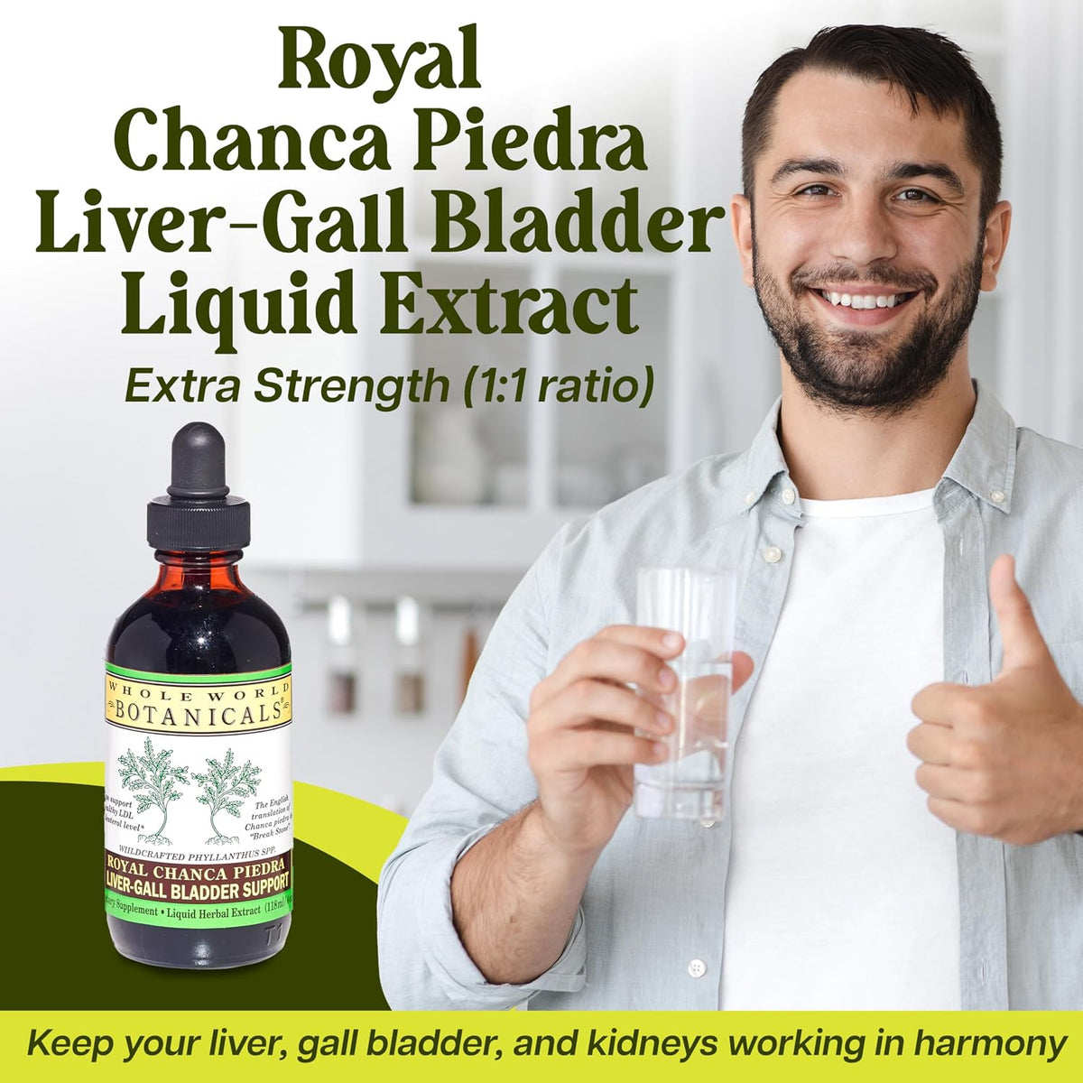 Whole World Botanicals Royal Chanca Piedra Liquid Extract – Liver and Gallbladder Support – 118 ml - görsel 6