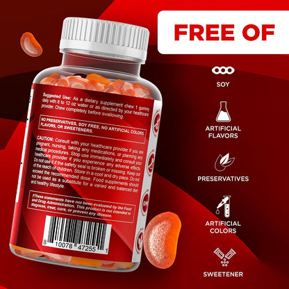 Vitamatic Vitamin A 25,000 IU Gummies – Sugar-Free Retinyl Palmitate – 1 Daily Gummy, 120 Servings – Natural Strawberry Flavour – Pectin Based – 120 Count