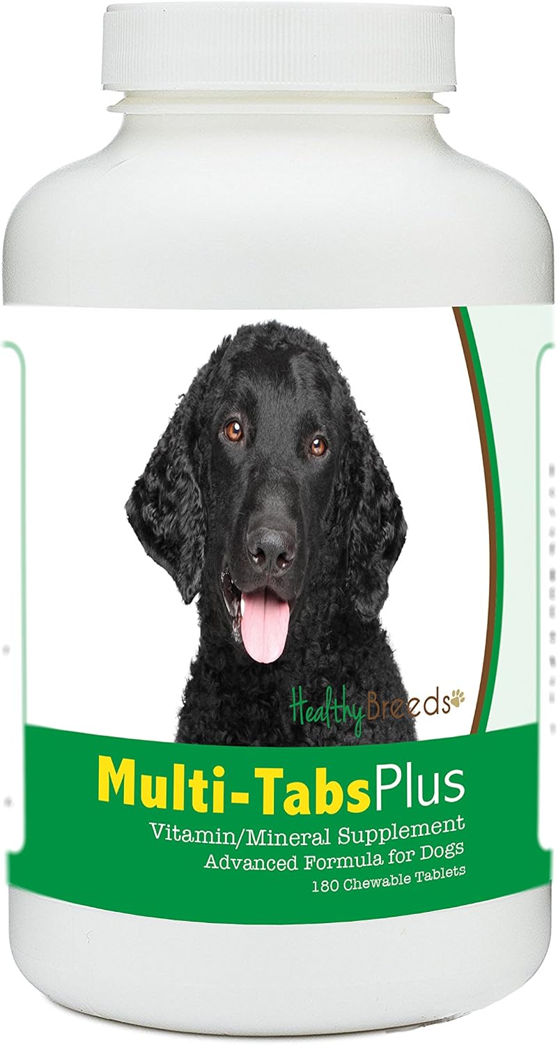 Healthy Breeds Curly-Coated Retriever Multi-Tabs Plus Chewable Tablets 180 Count - görsel 1