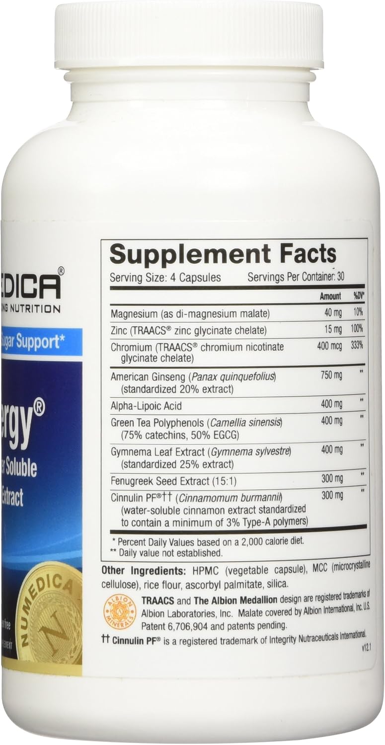 NuMedica CINNergy 120 Capsules - görsel 2