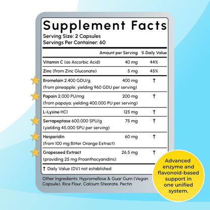 Kuratonics Float-Away: Eye Clarity Supplement with Enzymes & Nutrients (120 Tablets)