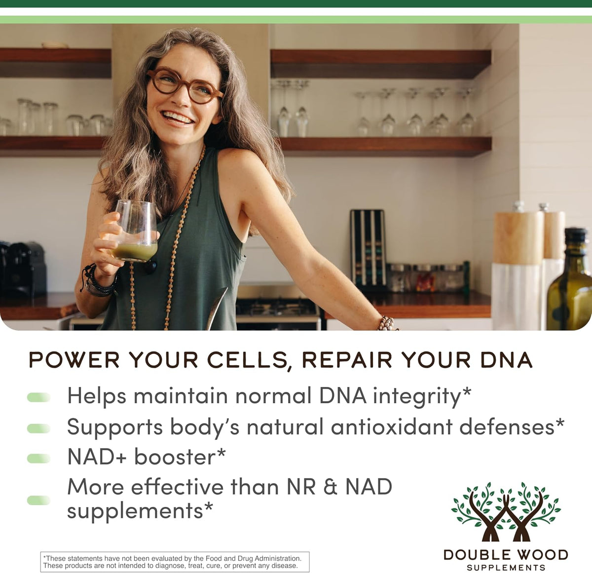 Double Wood NMNH – NAD+ Boosting Supplement, Clinically Studied Ingredient - görsel 3