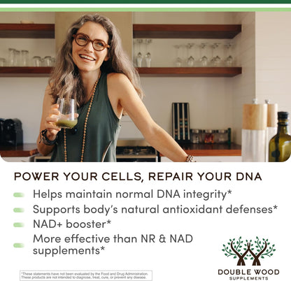 Double Wood NMNH – NAD+ Boosting Supplement, Clinically Studied Ingredient