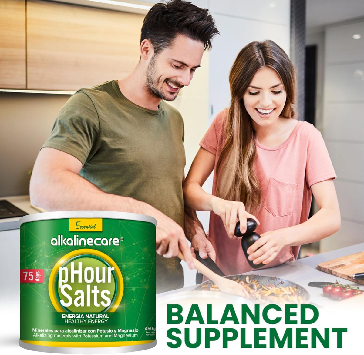 Salts PHOUR Bottle - Alkalinecare Mineral Supplement - görsel 6