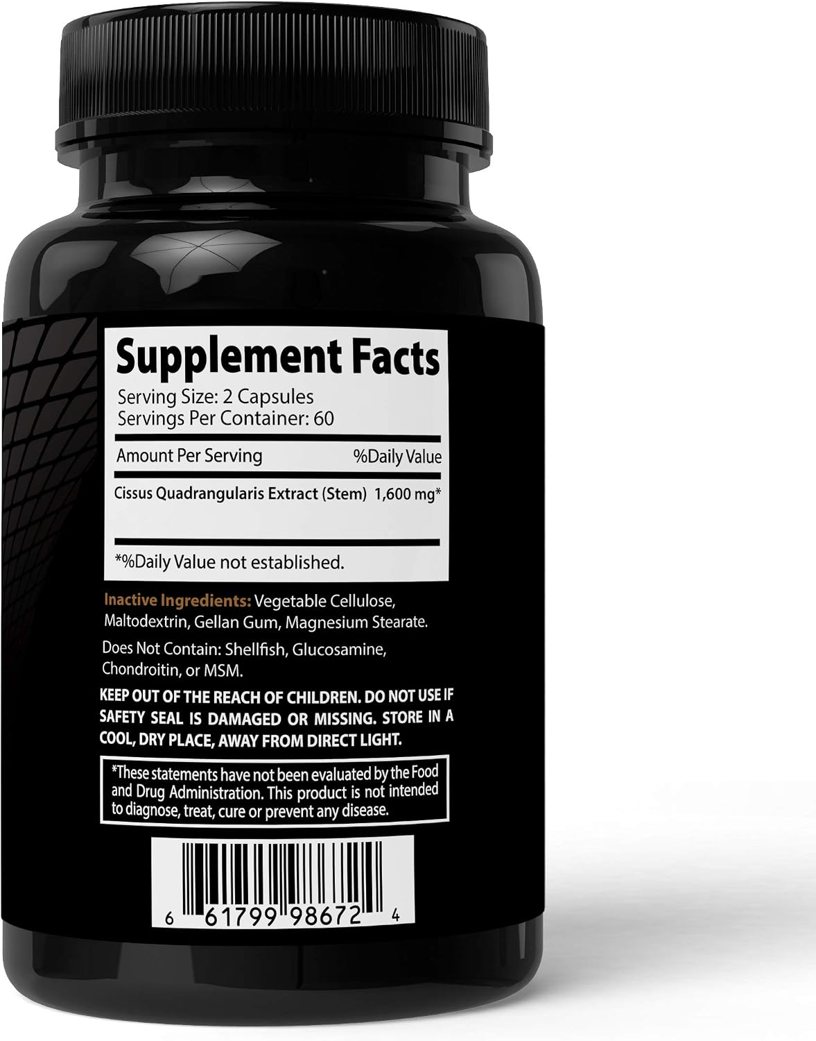 Cissus Quadrangularis Xtreme 1600mg - 120 Capsules - görsel 3