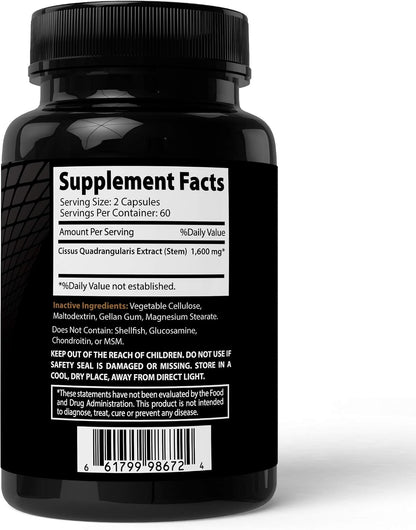 Cissus Quadrangularis Xtreme 1600mg - 120 Capsules