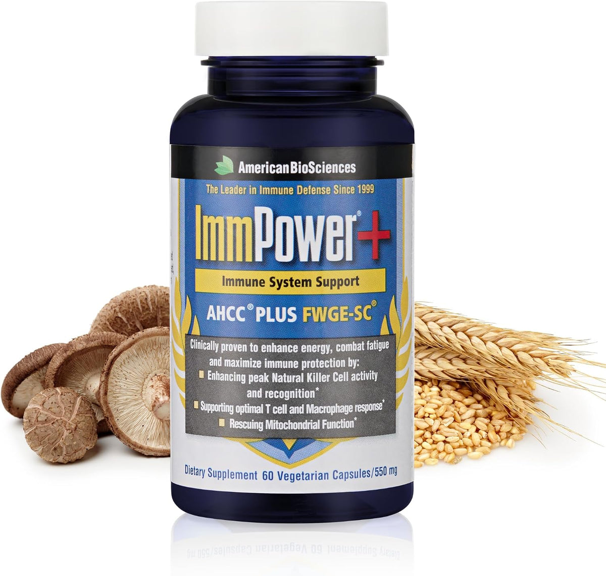 American BioSciences ImmpowerD3 AHCC + Vitamin D3, 30 Capsules - görsel 8