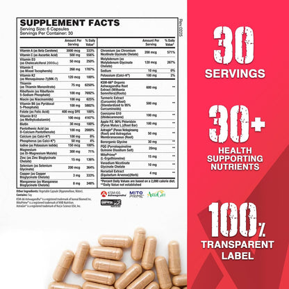 Apollon Nutrition Multivitamin – Daily Essential Vitamin & Mineral Complex