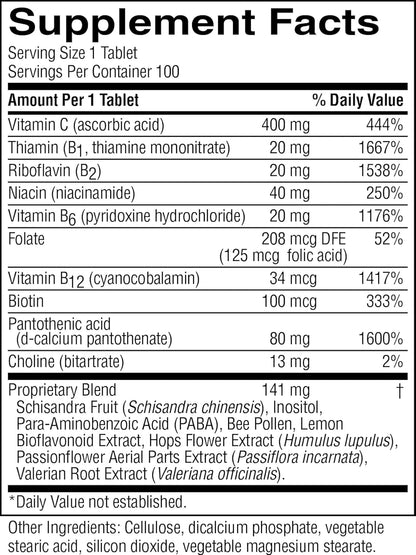 Nature's Sunshine Nutri-Calm - Herbal Food Supplement for Stress Relief, 100 Capsules