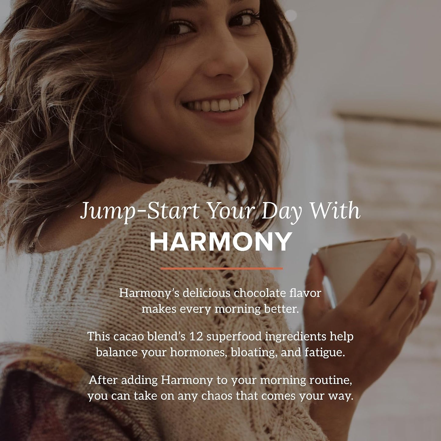 Organifi Harmony - Hormone Support for Women with Organic Cacao Superfood Powder, 30 Servings - görsel 3