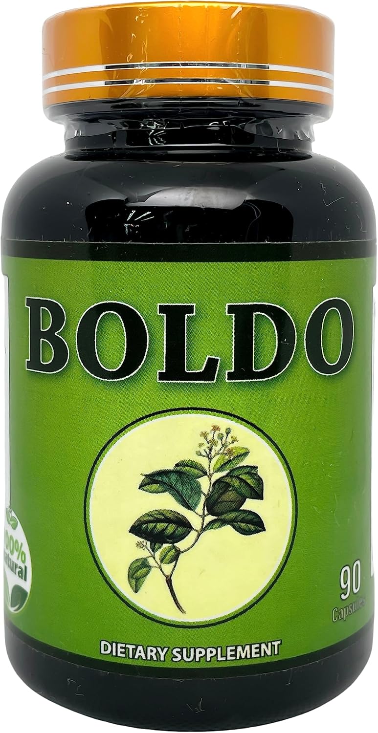 Boldo Leaves Extract 90 Capsules - görsel 1