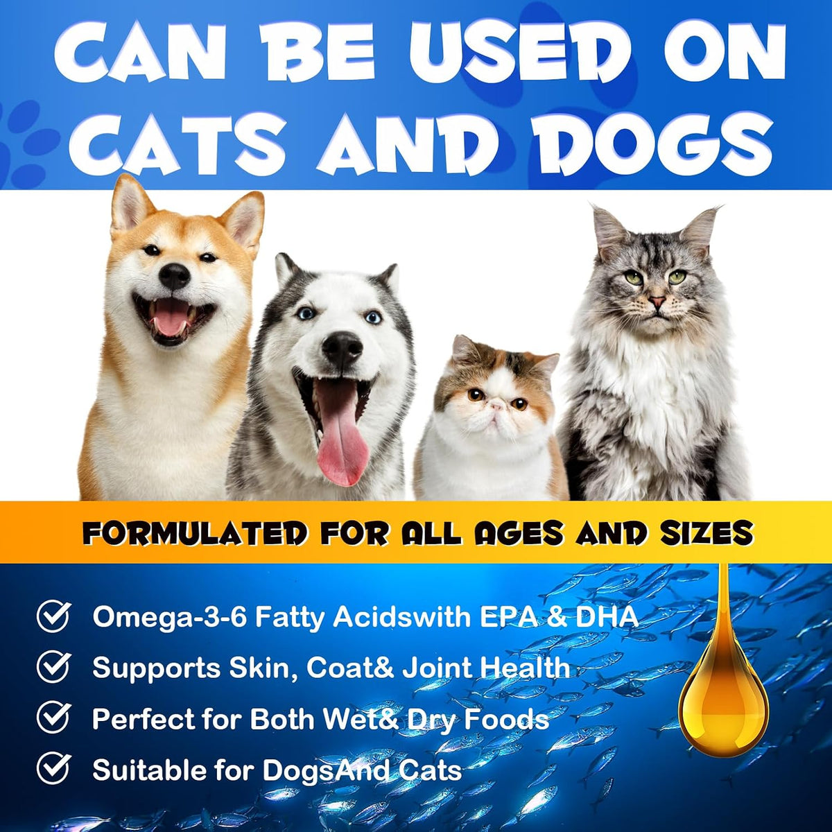 Valleylux Wild Alaskan Salmon Oil for Dogs and Cats – 8.8 fl oz - görsel 5