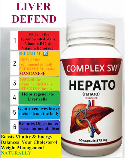 Liver Cleanse Detox & Repair Herbal Liver Support Formula with Milk Thistle & Herbs – 60 Capsules