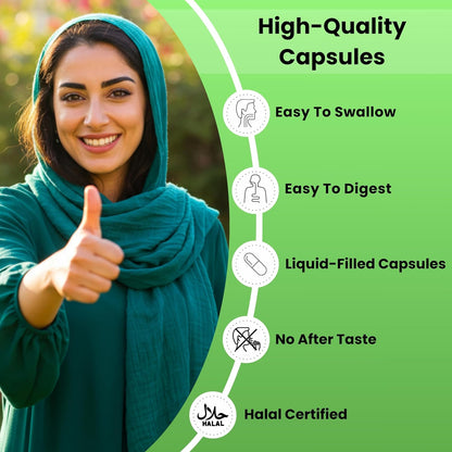 SHIFAA NUTRITION Halal Vitamins, Multivitamin for Women and Men – Comprehensive Support for Heart, Brain, Eye and Immune Health – Gluten, Dairy and Egg Free (45 Day Supply)