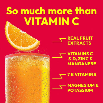 Emergen-C 1000mg Vitamin C Immune Support Powder, Super Orange, 2 Count