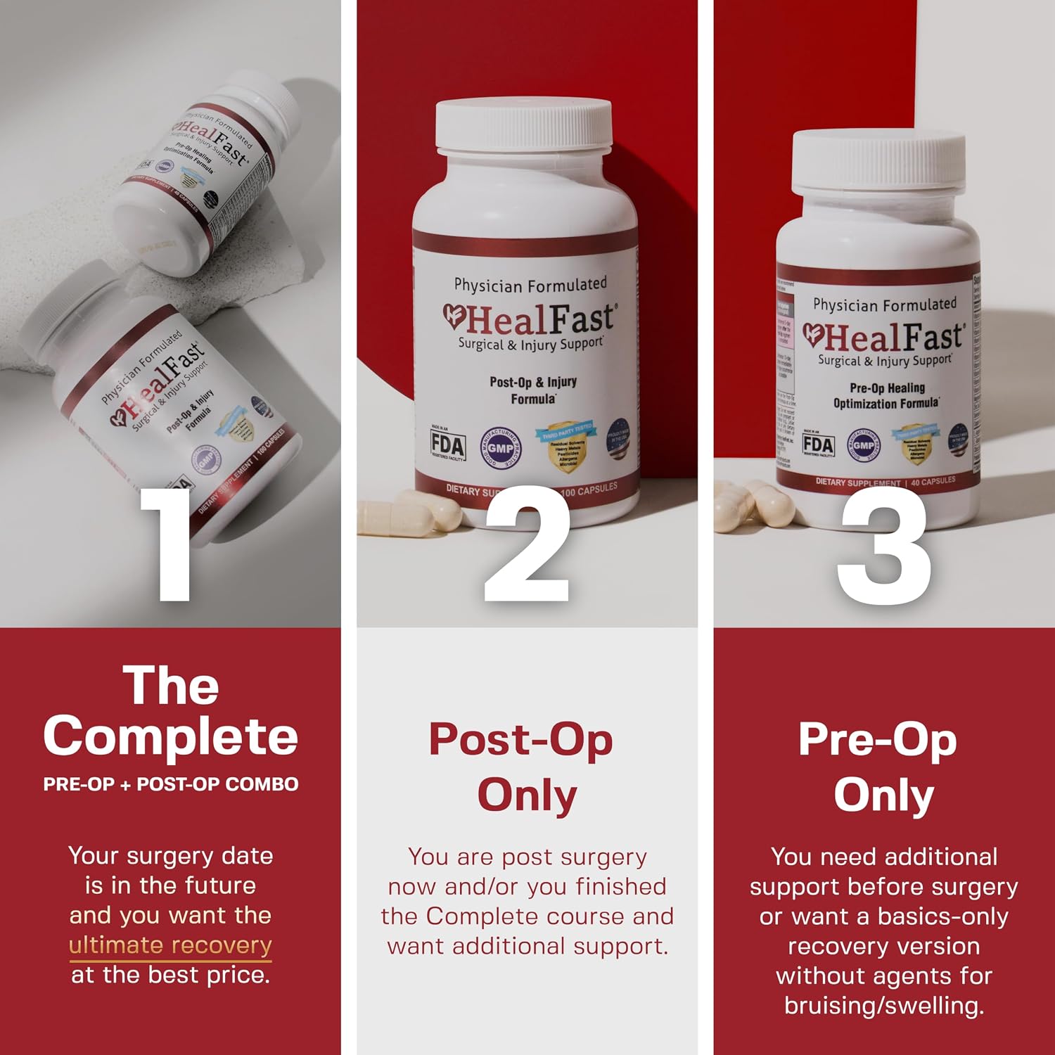 HealFast Surgery & Injury Recovery Supplement (Pre-Op) - görsel 2