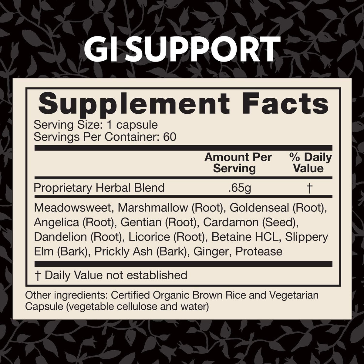 Crystal Star GI Support – Herbal Gut Health Supplement for Occasional Indigestion & Heartburn, 60 Capsules - görsel 4