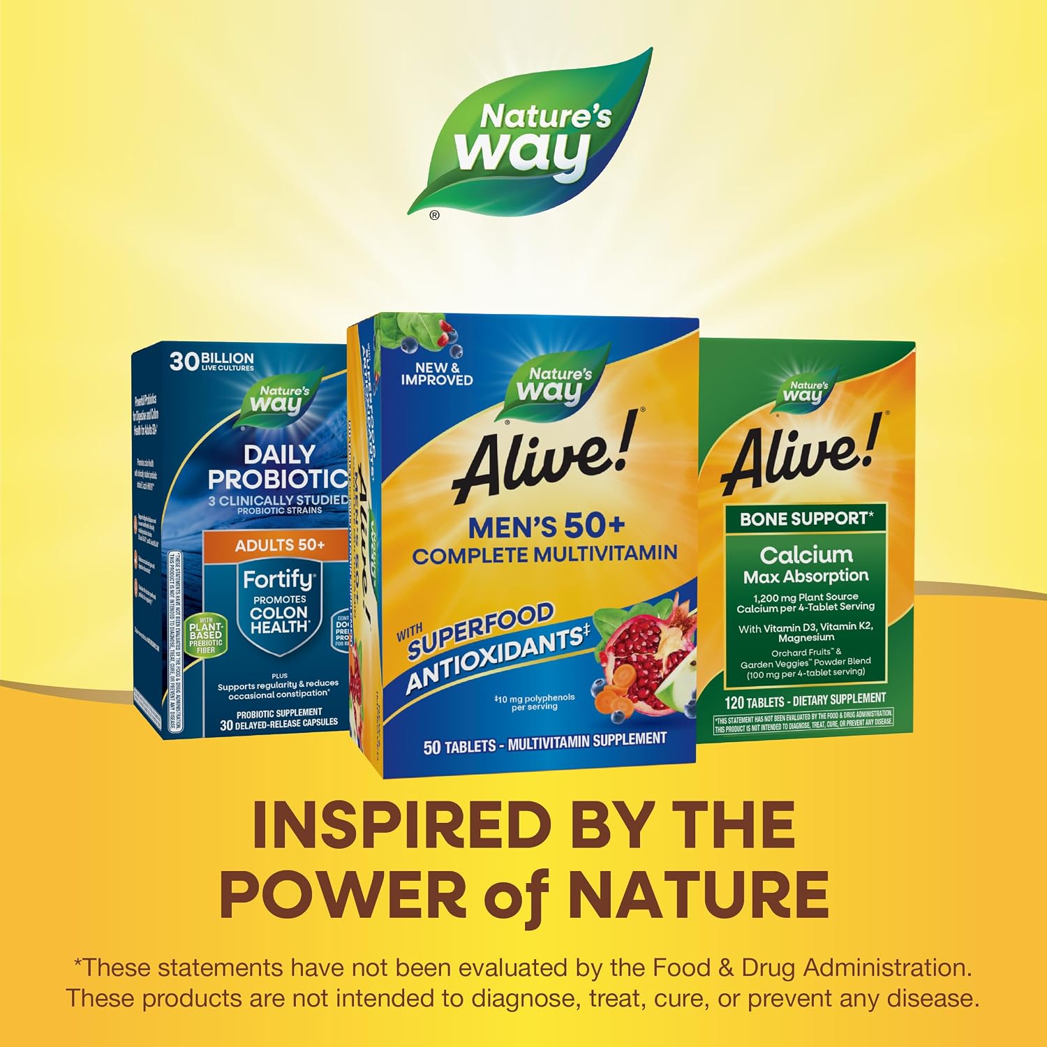 Nature's Way Alive! Men's 50+ Multivitamin Complete Tablets - görsel 7