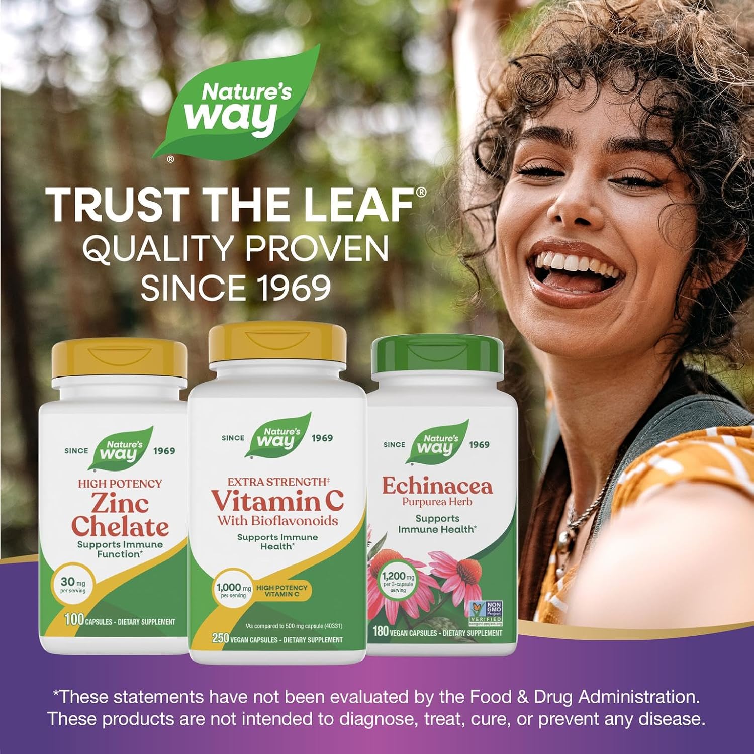 Nature's Way Extra Strength Vitamin C with Bioflavonoids, 1,000 mg, 250 Vegan Capsules - görsel 7