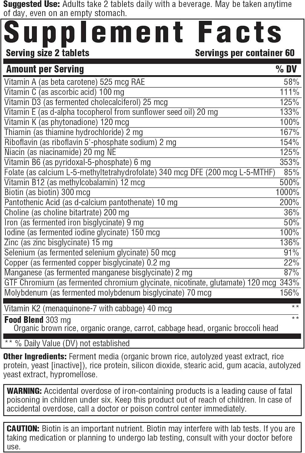 Women's Multivitamin 40 Plus by Innate Response Formulae - görsel 2