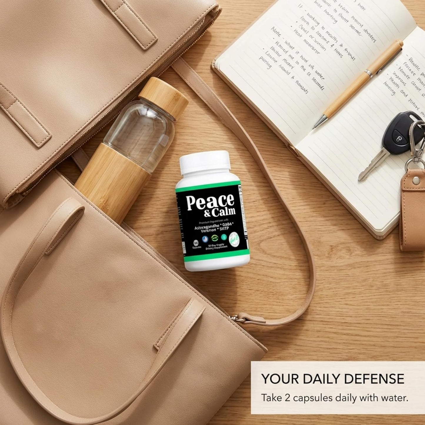 THIS LITTLE HOUSE OF MINE Peace and Calm – Stress Support Supplement (60 Capsules) - görsel 7