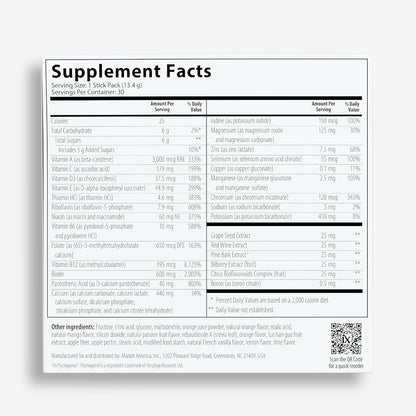 Isotonix Daily Essentials Multivitamin Powder Sachets - 4-in-1 Isotonic Formula, 30 Packets