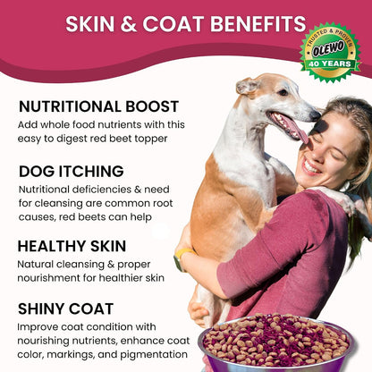 Olewo Red Beets for Dogs Granules – 623 g