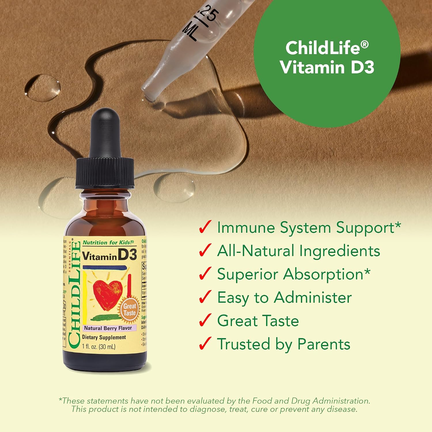 ChildLife Essentials Baby Vitamin D3 Drops - görsel 6