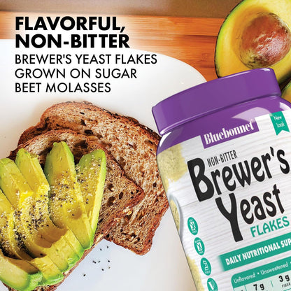 Bluebonnet Nutrition Super Earth Brewer's Yeast Flakes, 210 g