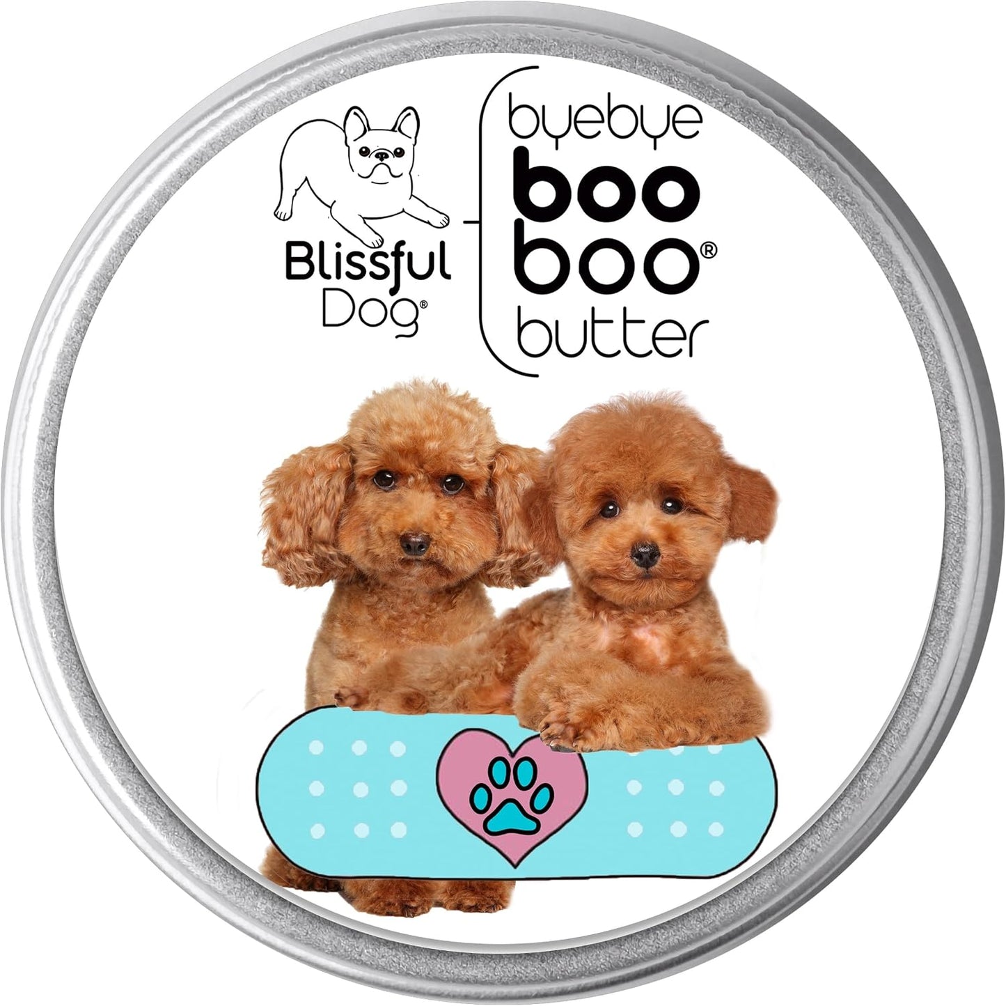 The Blissful Dog 8 oz TIN Poodle Booboo Butter - görsel 1