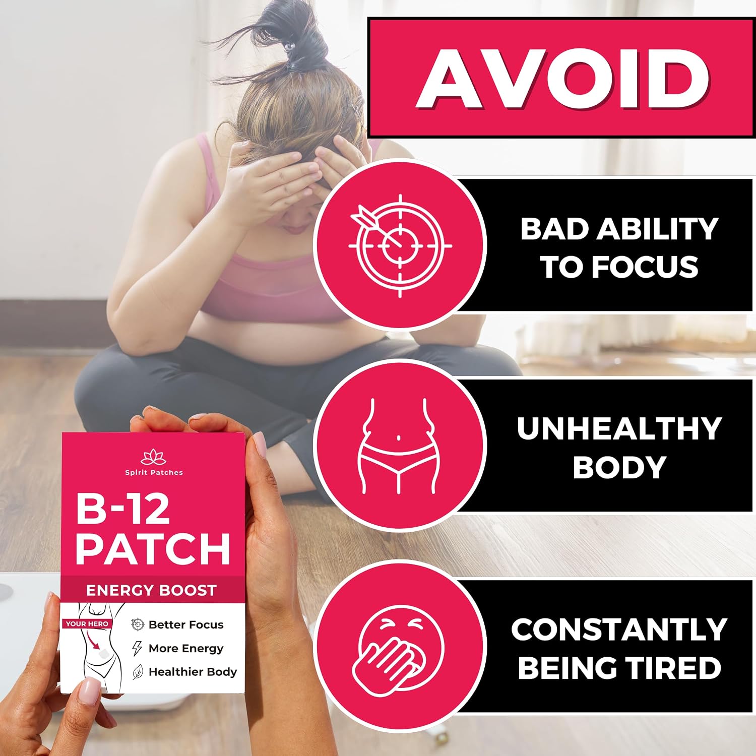 B12 Patches (Pack of 36) - 100% Natural Vitamin Patches for Energy and Focus - görsel 3