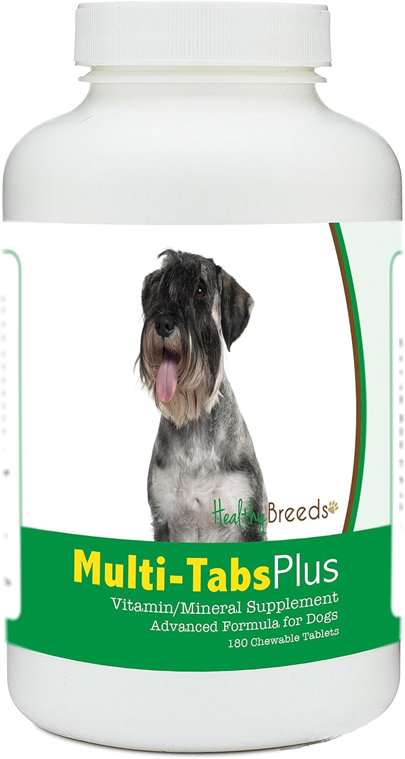 Healthy Breeds Standard Schnauzer Multi-Tabs Plus Chewable Tablets 180 Count - görsel 1
