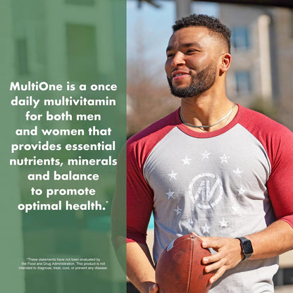 MultiOne Daily Multivitamin for Men and Women - Essential Nutrients and Minerals for Optimum Health (60 Capsules)