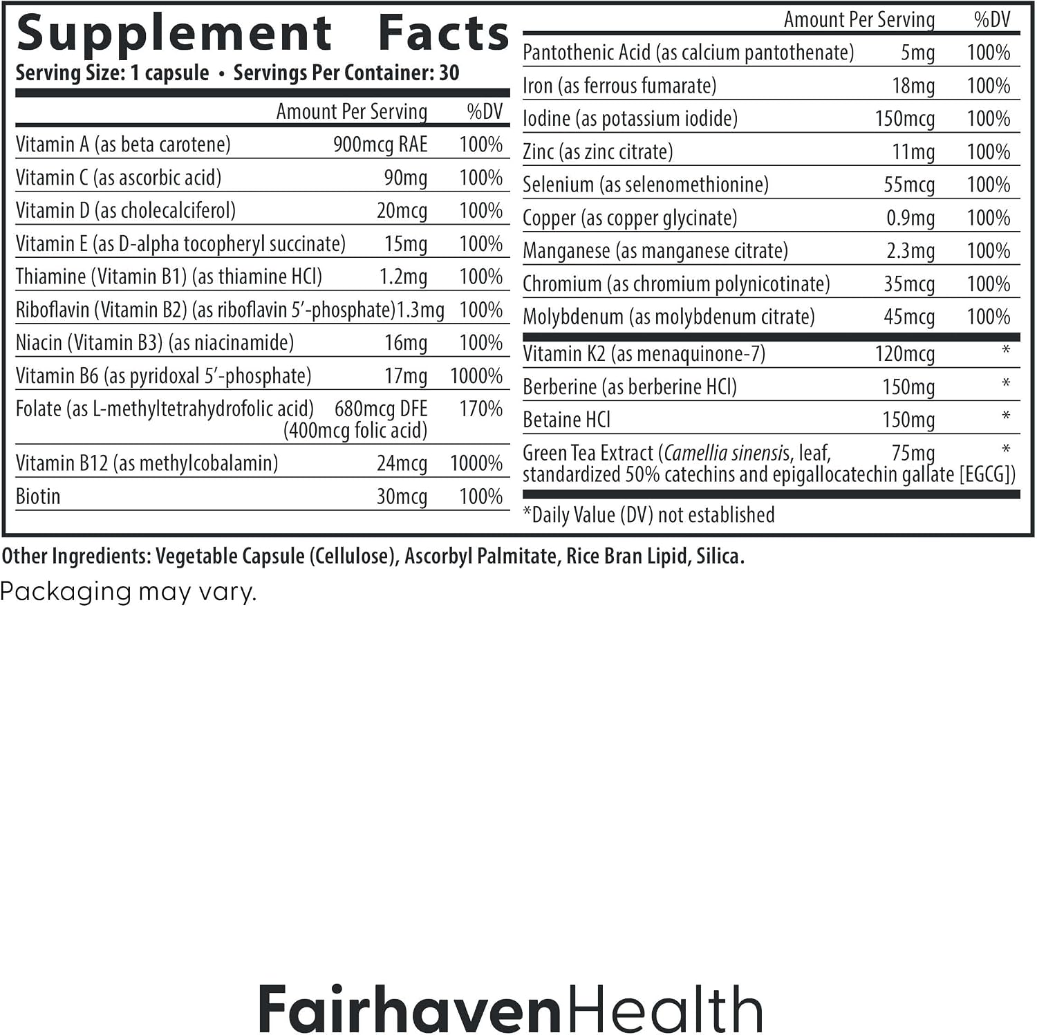 Fairhaven Health Menopause Multivitamin Essentials - görsel 2