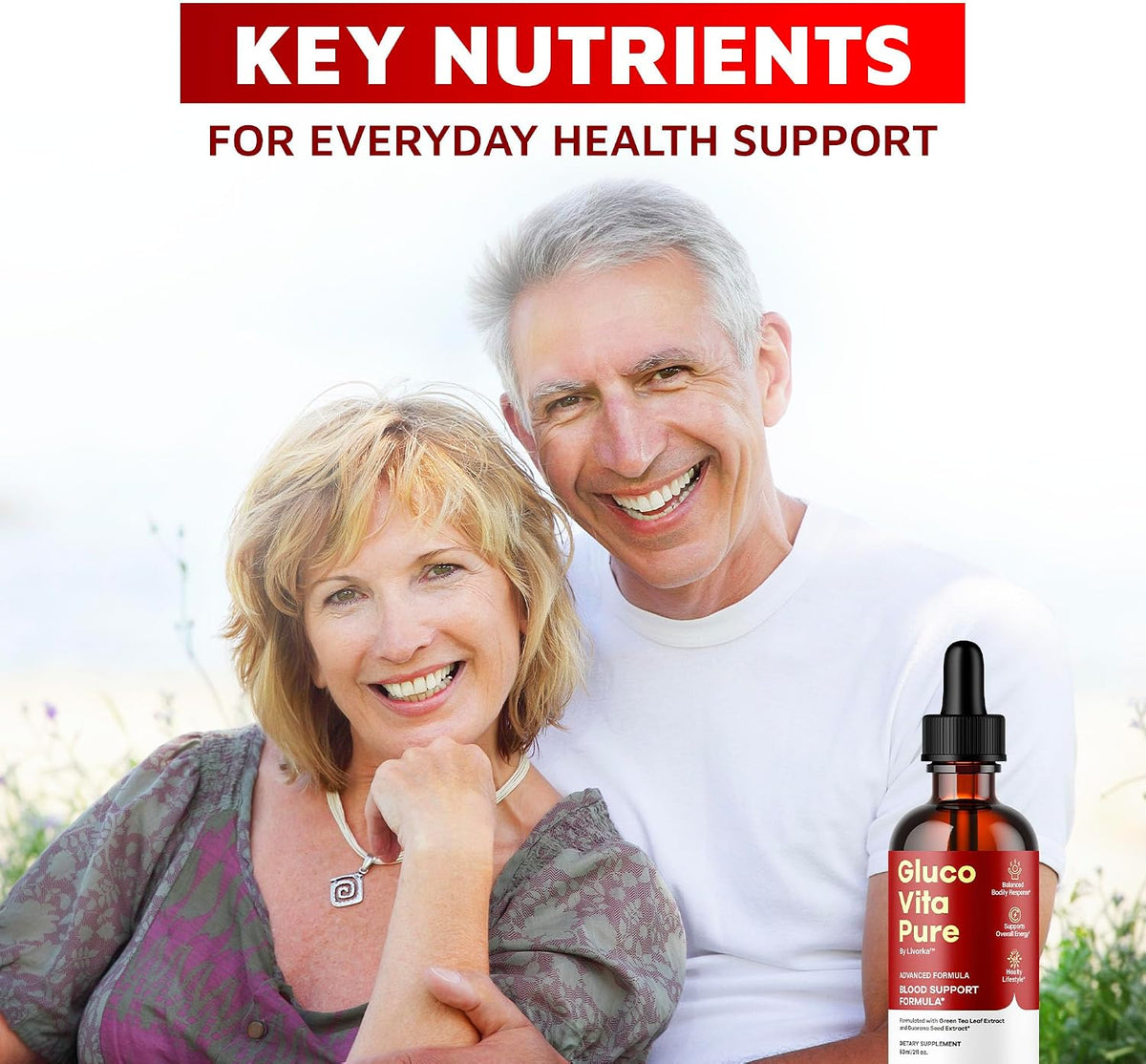 Glucovita Pure Drops - All-Natural Support, Premium Liquid Advanced Formula (5-Month Supply) - görsel 3
