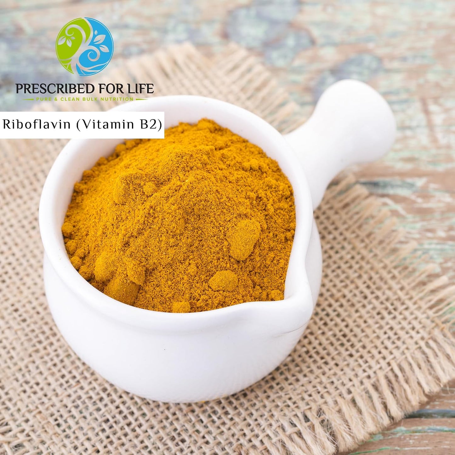 Prescribed For Life Riboflavin 5 Phosphate Powder – Vegan Vitamin B2 Supplement (1kg / 2.2lb) - görsel 2