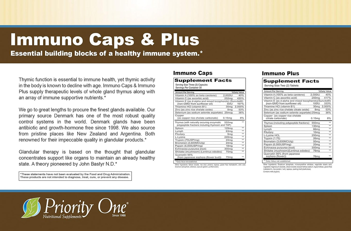 Priority One Vitamins Immuno Caps 90 Capsules - görsel 7